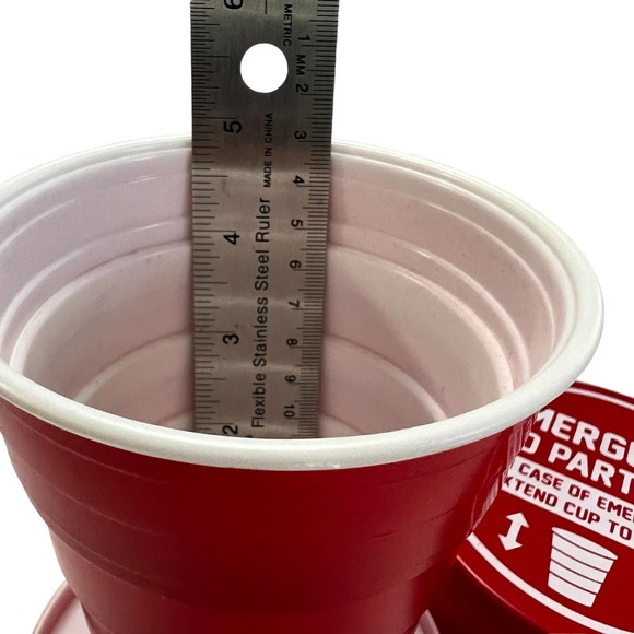 BigMouth Inc. Emergency Red Party Cup. - Picture 11 of 13